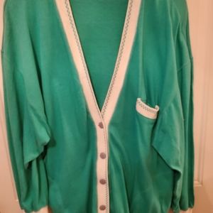 Large Cardigan Green